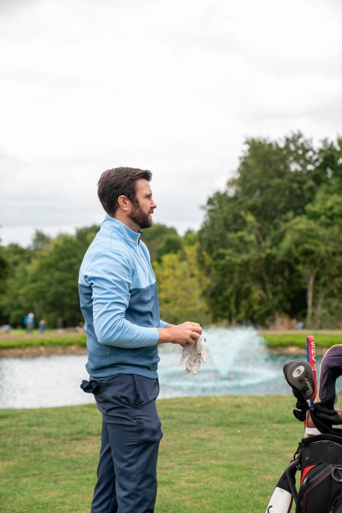 man on course after purchasing golf membership in bristol